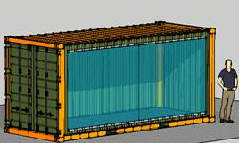 container vetrato